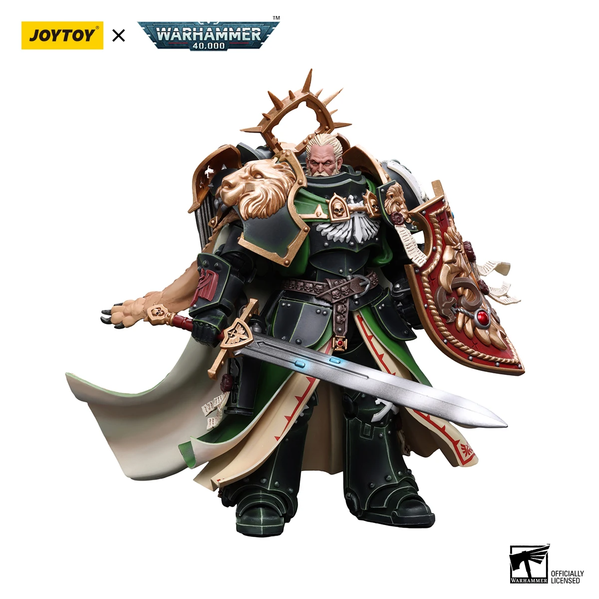 JOYTOY Warhammer 40K Dark Angels Lion El’Jonson Figure — view 5
