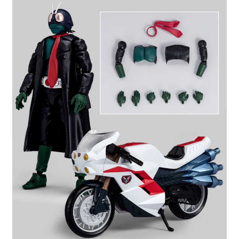 Bandai Kamen Rider New No.1 - with Cyclone Motorcycle & Coat Action Figure