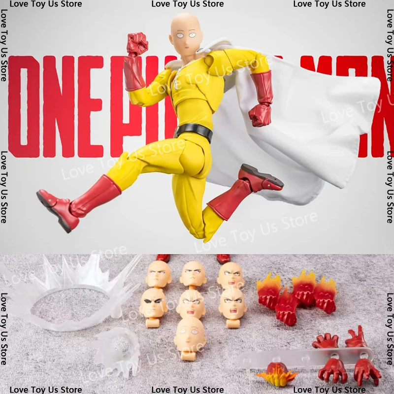 KAIYODO Amazing Yamaguchi Revoltech One PUNCH-MAN Saitama PVC Statue Anime Ko Model Collectible Figure