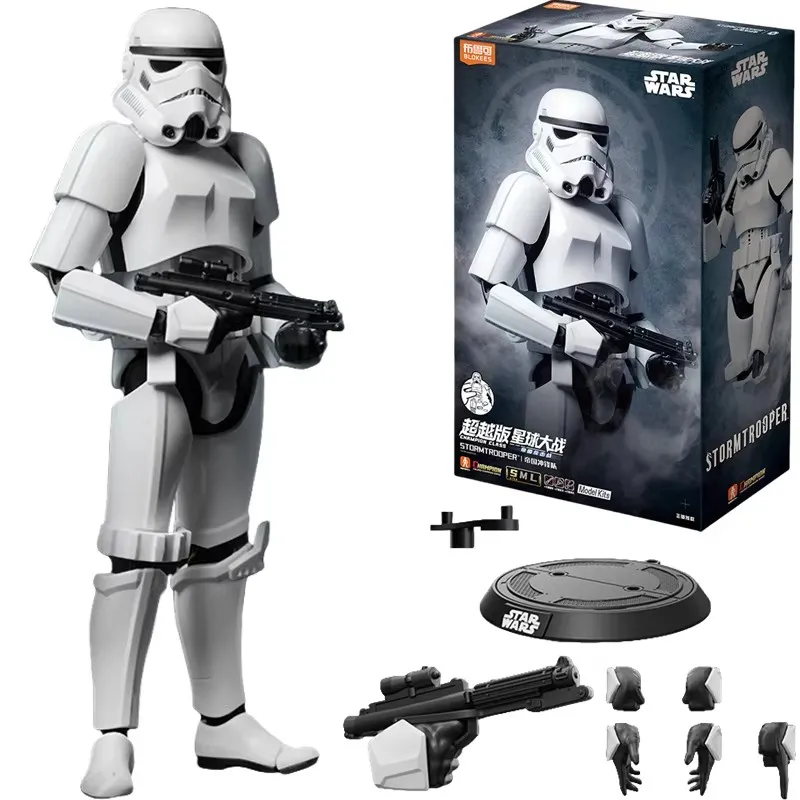 Blokees Star Wars Trooper Stormtrooper Darth Vader Assembly Desktop Model Kit — view 7