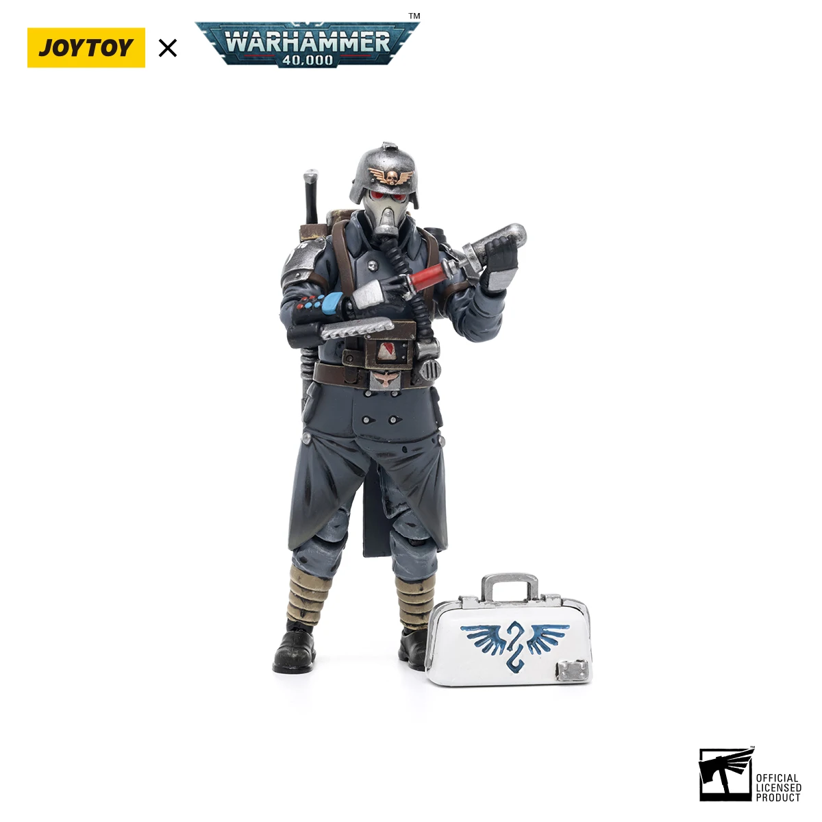 JOYTOY Warhammer 40K1/18 Astra Militarum Death Korps of Krieg Veteran Squad Model Action Figure — view 7