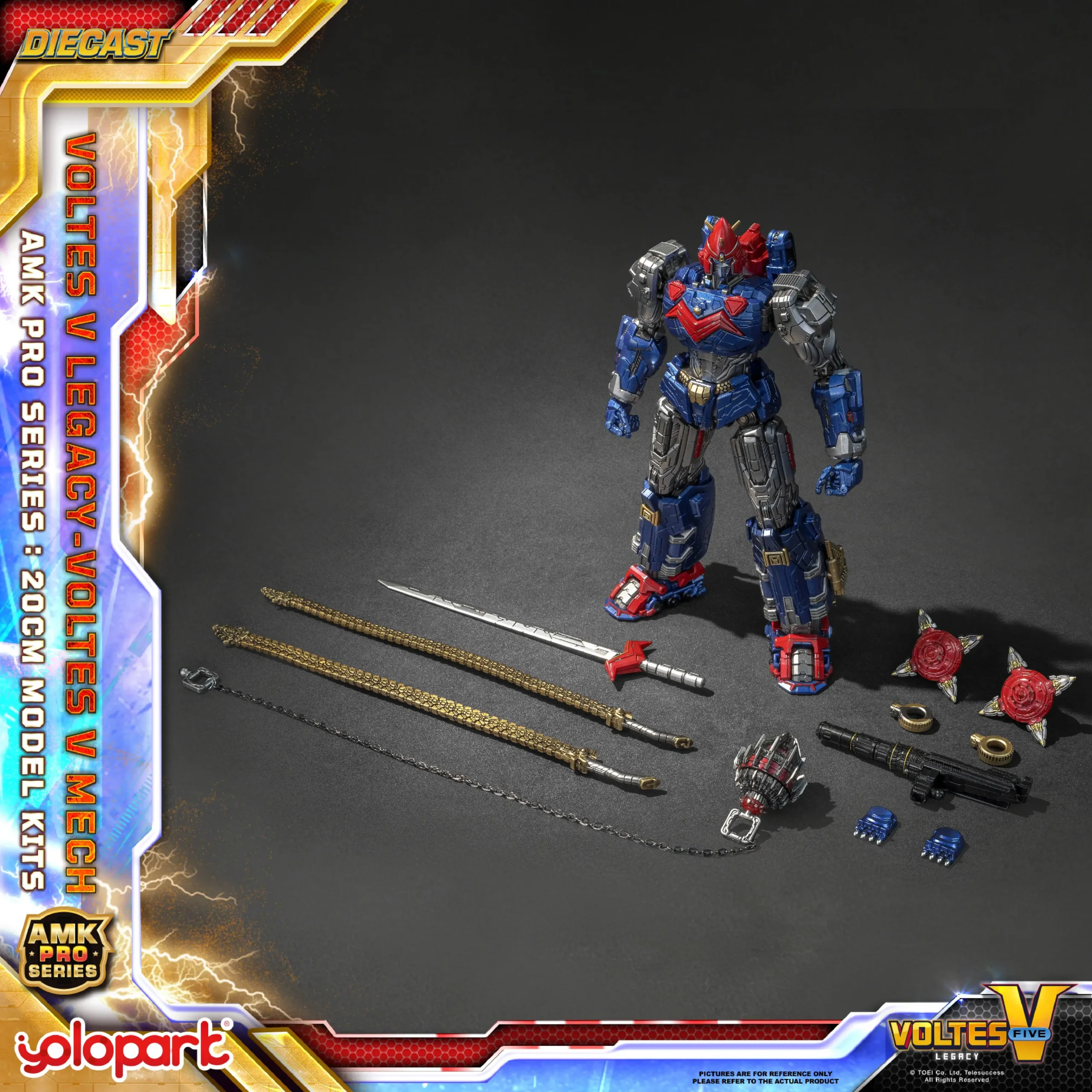 Special OfferYOLOPARK Voltes V: Legacy - 20cm V Mech Mol Kit Action Figure — view 7