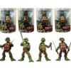 NECA Teenage Mutant Ninja Turtles Anime TMNT Model 4pcs/set Action Figure