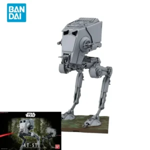 Bandai Original Star Wars Anime 1/48 AT-ST Action Figure Assembly Model Toys Collectible Model Ornaments Gifts for Children