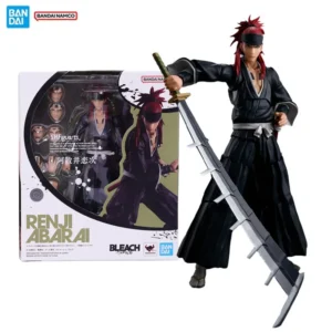 Bandai Original Genuine Figure Bleach Model Kit Anime Figures SHF Abarai Renji Collection Action Figure Model Boys Toys Gifts