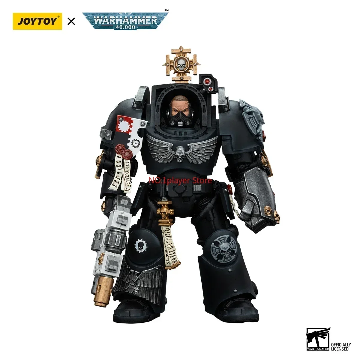 JOYTOY 40k 1/18 14.3cm Iron Hands Captain in Terminator Armour Garage Model Kit — view 5