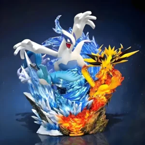 31cm/12.2in Anime Pokemon Figure Lugia And Legendary bird Pokemon  Action Figures Pvc Statue Collection Model Toys Gifts