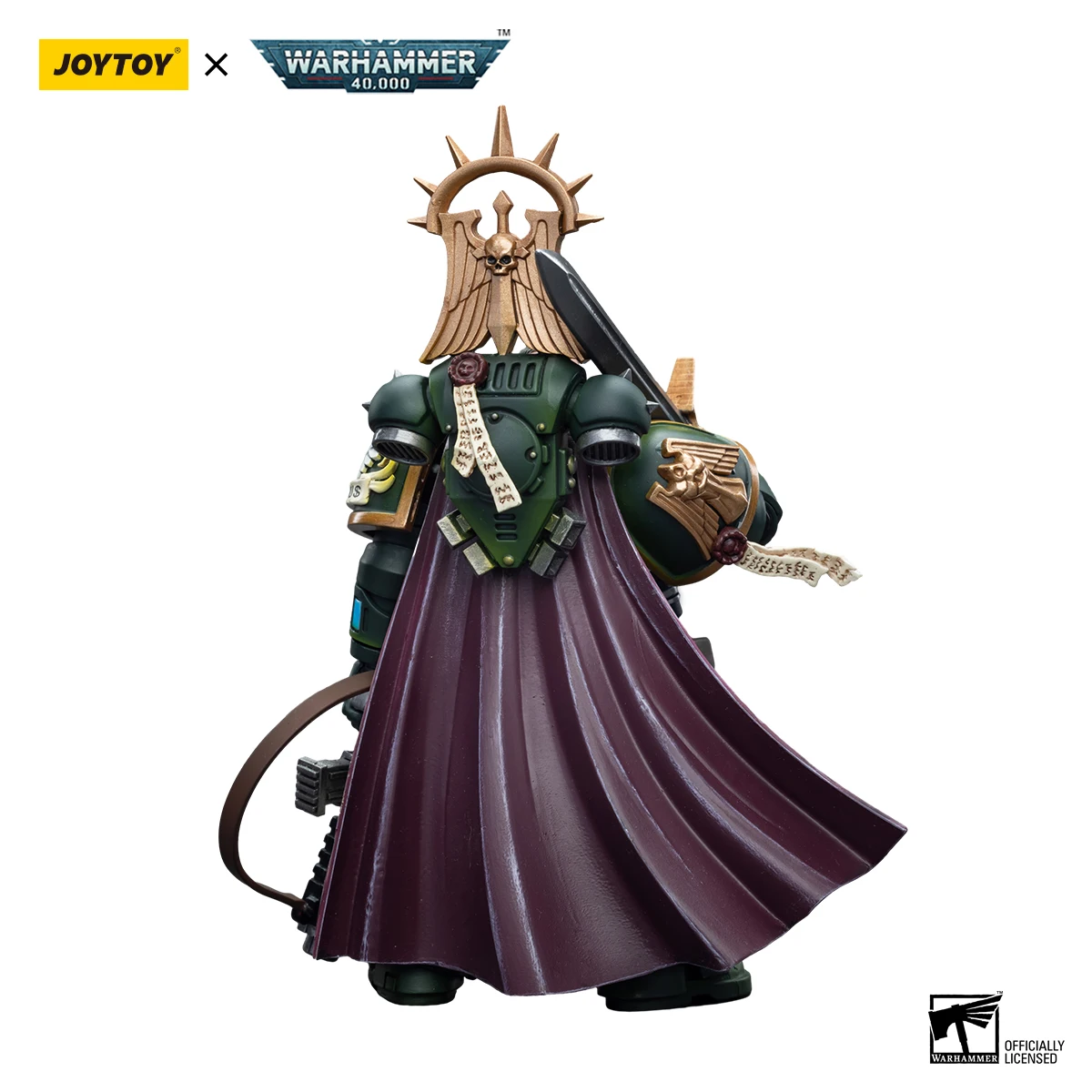 JOYTOY Warhammer 40k 1/18 Anime 12cm Dark Angels Master Lazarus with Action Figure — view 3