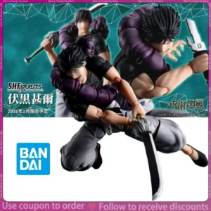 Genuine S.H.Figuarts Shf Toji Fushiguro Model Kit Anime Action Fighting Figure Birthday Holiday Gift Surprise Collectible