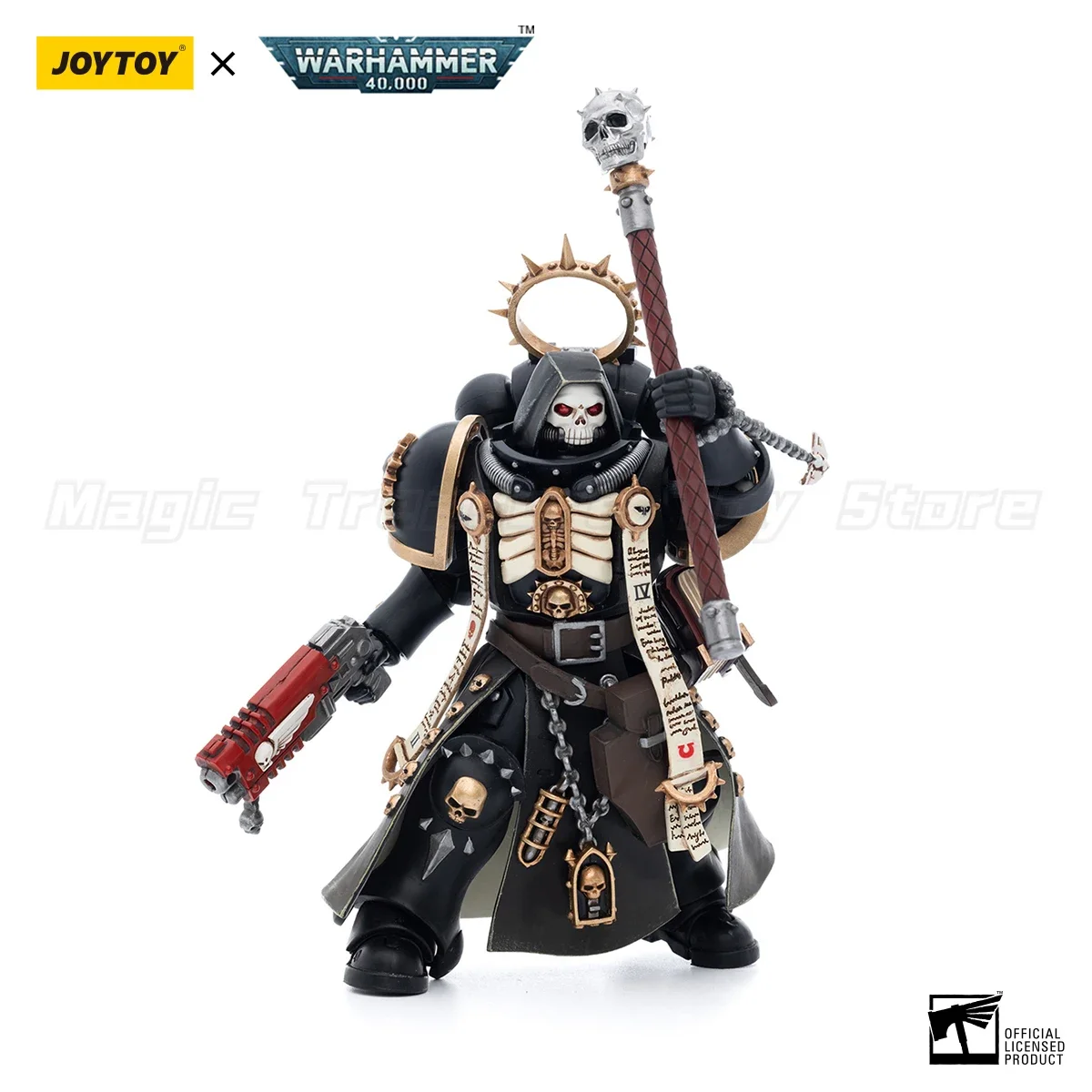 JOYTOY 1/18 Warhammer 40K Ultramarines Primaris Chaplain Brother Varus Model Action Figure — view 5