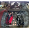 DC Fondjoy BVS Armored Batman Battle Damaged Superman Set Collectible Figure