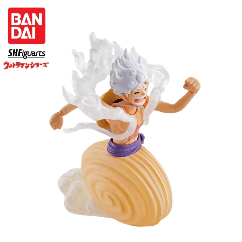 Bandai S.h.f Monkey D Luffy Gear5 Future Island Eggheao Anime Finished Model Action Figure — view 3