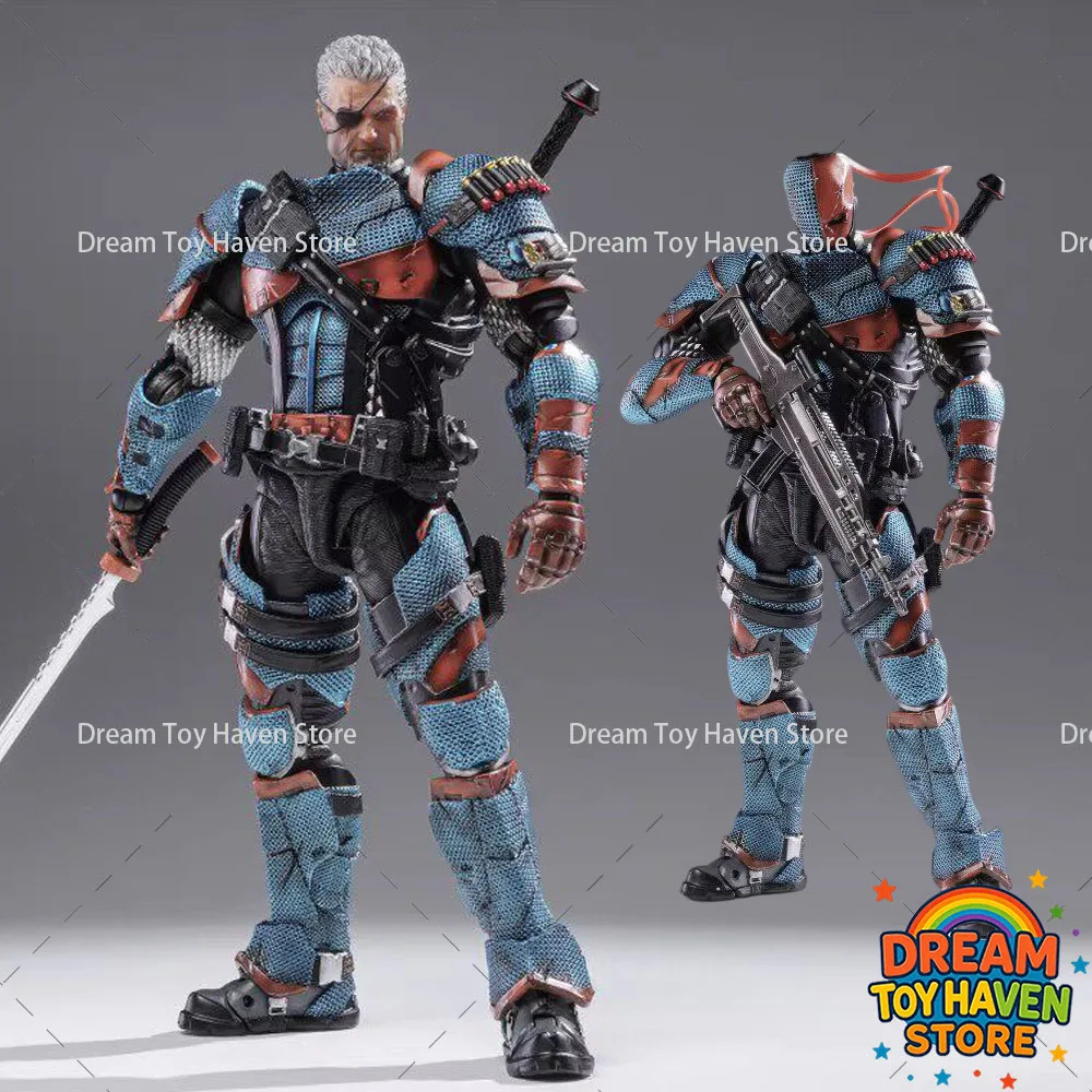 U-P-Finegures DC002 1/12 Scale Men Soldier Deathstroke Arkham Knight 6Inch Model Dolls Action Figure
