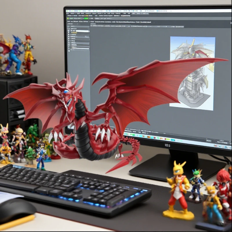 Bandai Figure Rise Standard Amplified YuGiOh Duel Monsters Egyptian God Saint Dragon Model Kit — view 2