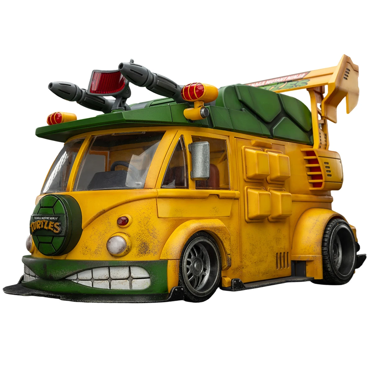 HIPLAY JOYTOY Classic Anime Style Turtle Van Car Model Fit TMNT Action Figure — view 7