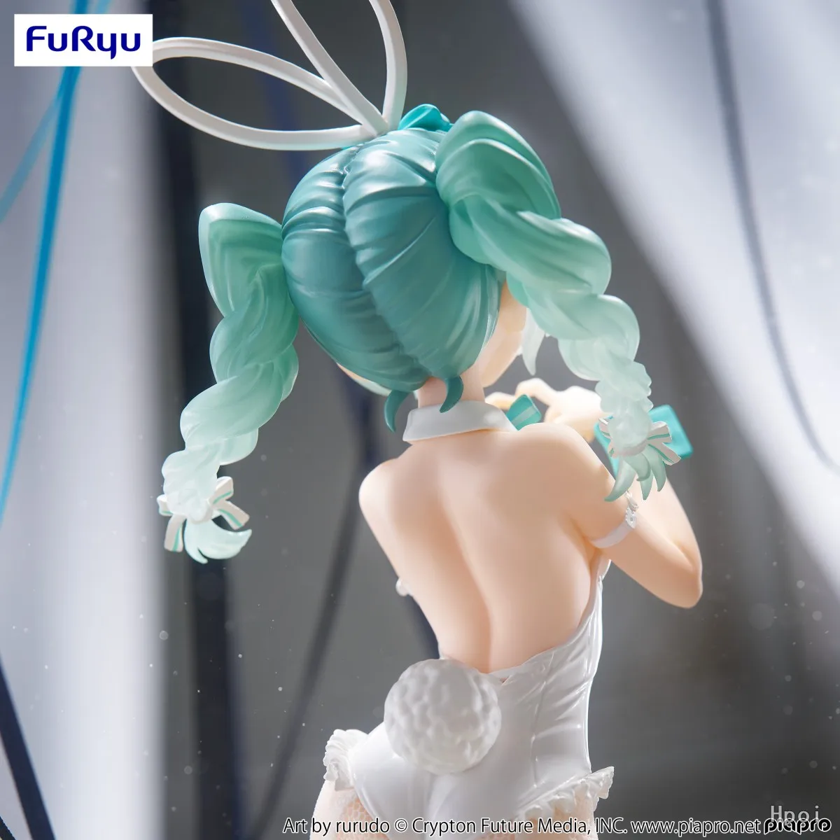 FuRyu BiCute Bunnies Hatsune Miku -Rurudo White Ver.- PVC 27CM Anime Model Action Figure — view 6