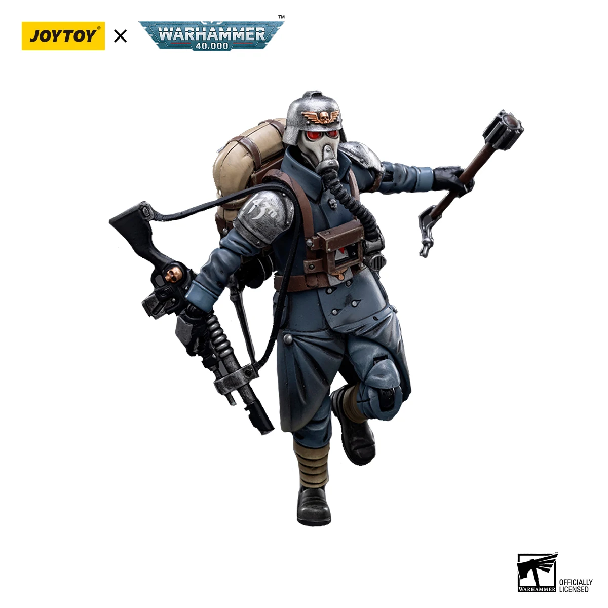 JOYTOY Warhammer 40K1/18 Astra Militarum Death Korps of Krieg Veteran Squad Model Action Figure — view 3