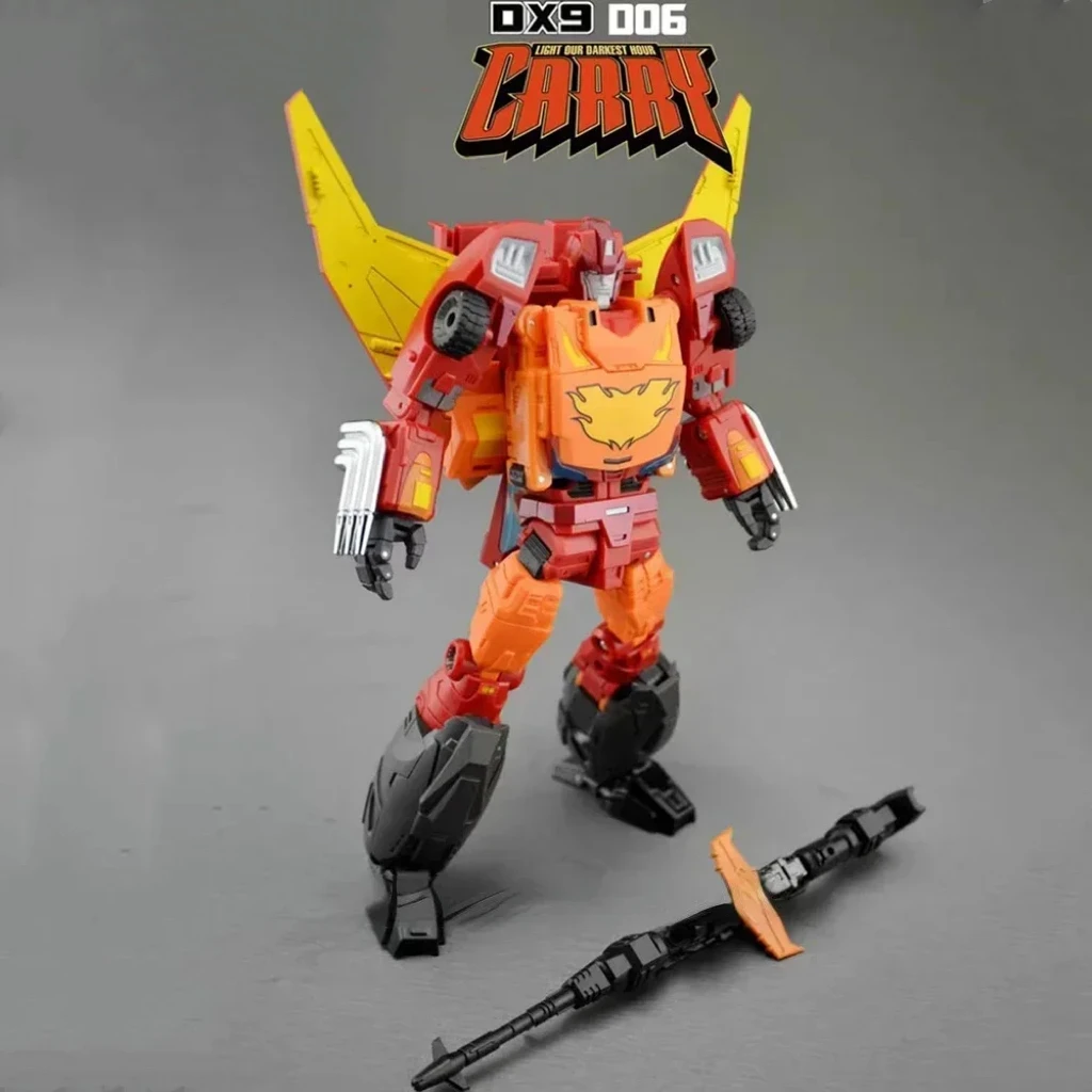 Transformation DX9 D06 Rodimus Prime Metallic Folding MP Action Figure — view 2