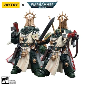 JOYTOY Warhammer 40k 1/18 Anime 12cm Dark Angels Master Lazarus with Action Figure