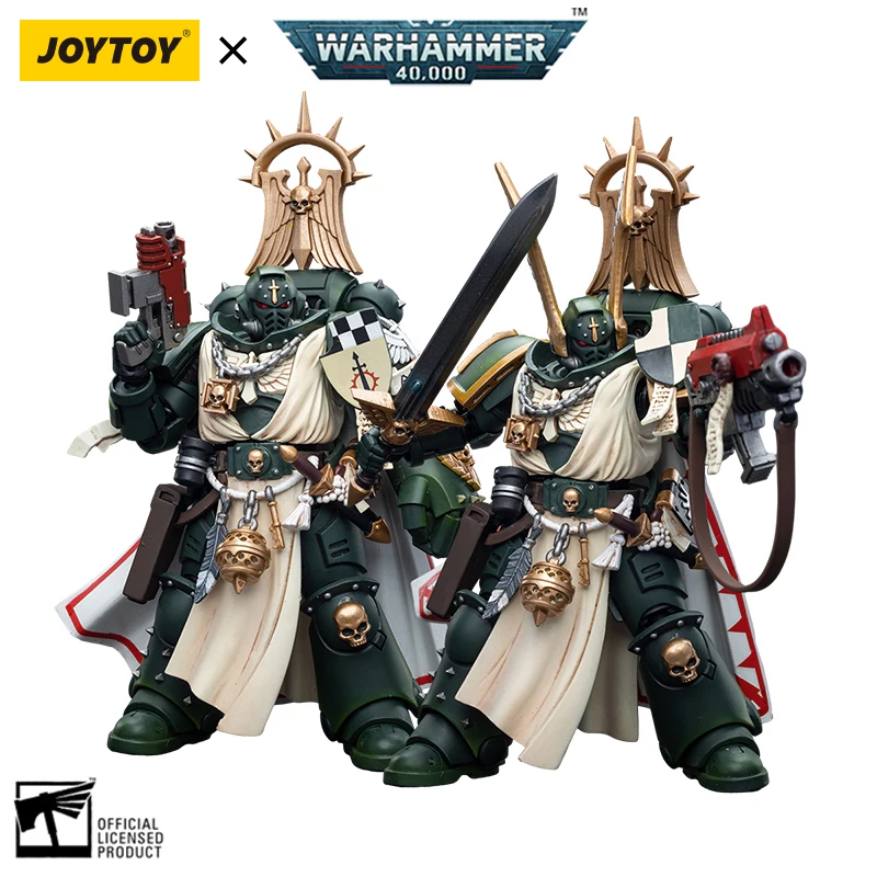 JOYTOY Warhammer 40k 1/18 Anime 12cm Dark Angels Master Lazarus with Action Figure