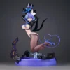 Azur Lane Cheshire Magician Girl GK Purple Hair Magic Card Dice Collectible Figure