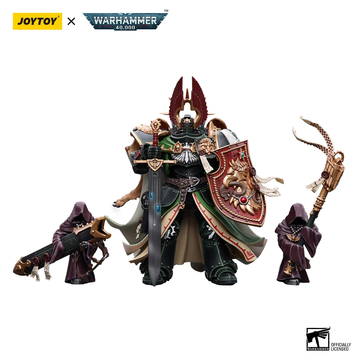 JOYTOY Warhammer 40K Dark Angels Lion El’Jonson Figure — view 3
