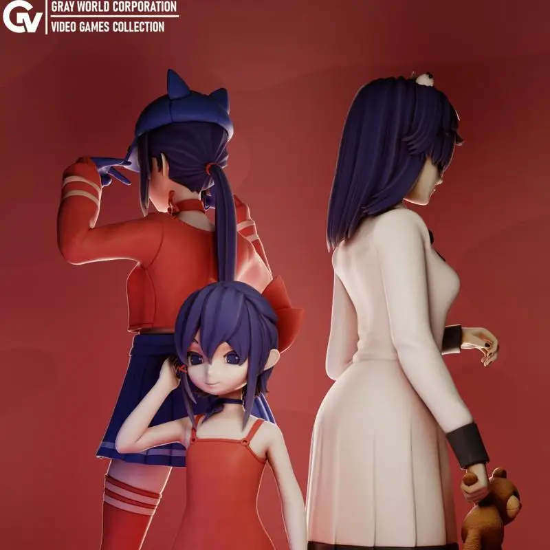 Style Miside 1 Game Peripheral Derivatives Mita Beautiful Girl Sexy Desktop Collectible Figure — view 3