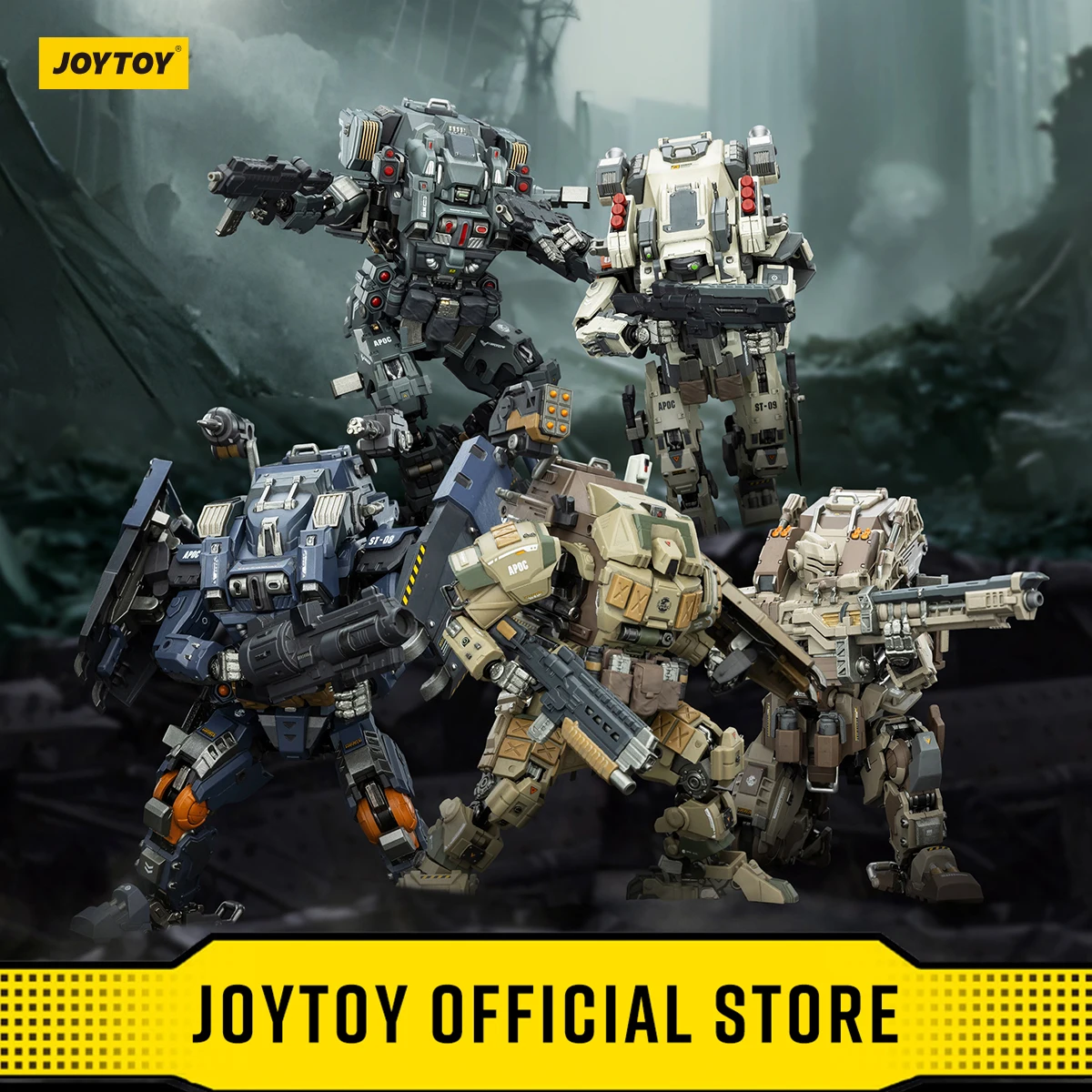 JOYTOY Dark Source 1/25 APOC Series Bedrock Albus Standard Combat Type Mech Action Figure