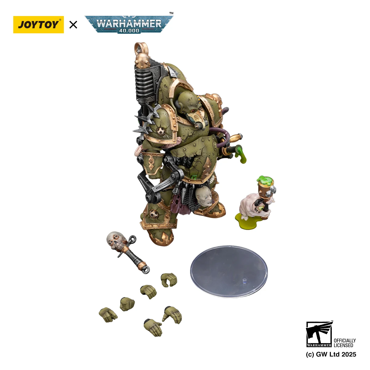 JOYTOY Warhammer 40k 1/18 Death Guard Foul Blightspawn Lord of Action Figure — view 6