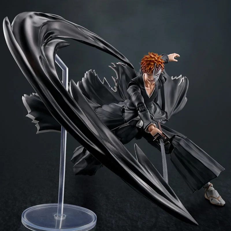 BANDAI S.H.Figuarts BLEACH ICHIGO KUROSAKI GETSUGATENSHO Model Action Figure — view 4