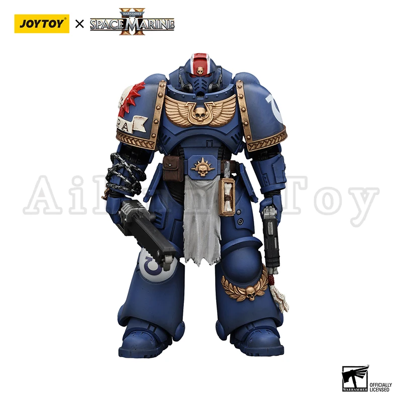JOYTOY 1/18 Ultramarines Lieutenant Titus Sergeant Gadriel Brother Chairon Anime Model Action Figure — view 2