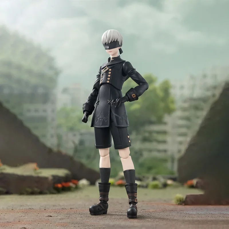 Box Bandai S.H.Figuarts Nier Automata 9S Figure Finished Model Kit PVC Decoration — view 5