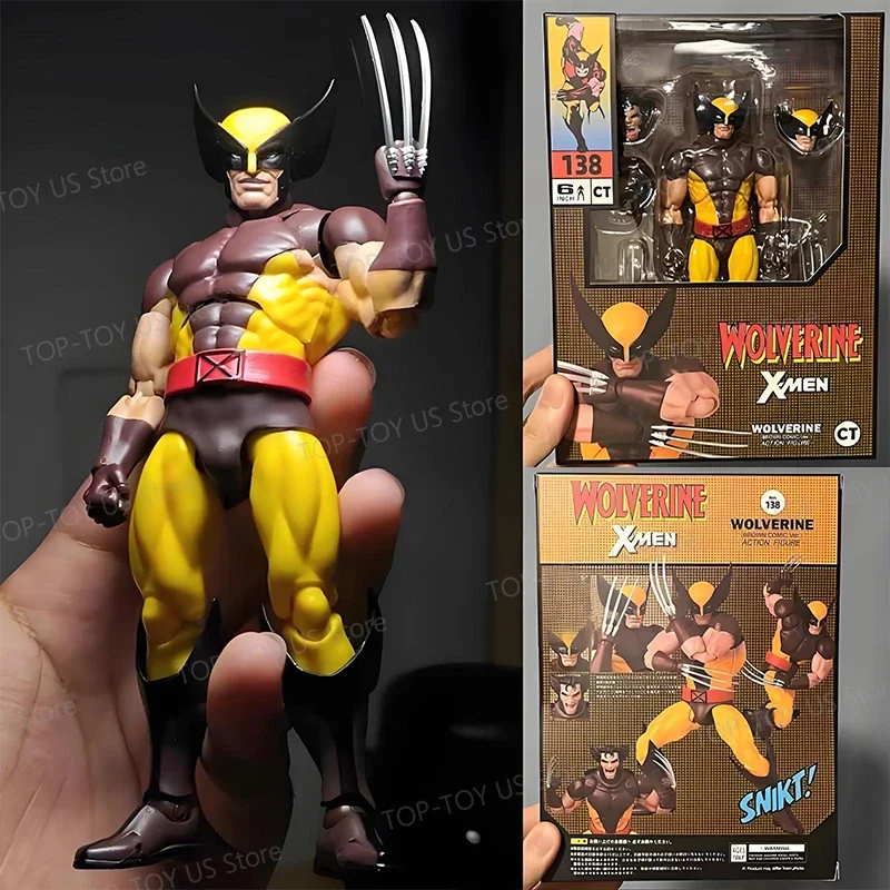 Ct Wolverine Deadpool Mafex 096 138 X Men Comic Version Collectible Figure — view 4