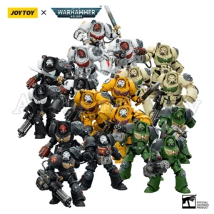 JOYTOY 1/18 40K Black Templars Dark Angels Imperial Fists White Scars Salamanders Action Figure