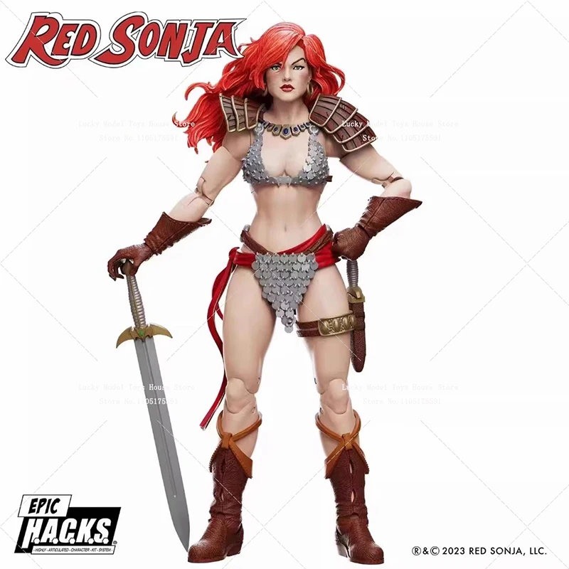 1/12 Scale Collectible Red Hair Sonja Movable Joint Body Design 6inch BOSS Action Figure — view 2