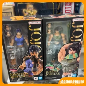 Bandai S.H.Figuarts Jojo'S Bizarre Adventure Jonathan Joestar Joseph Joestar Model Kit Pvc About 14.5cm Action Figures Toys Gift