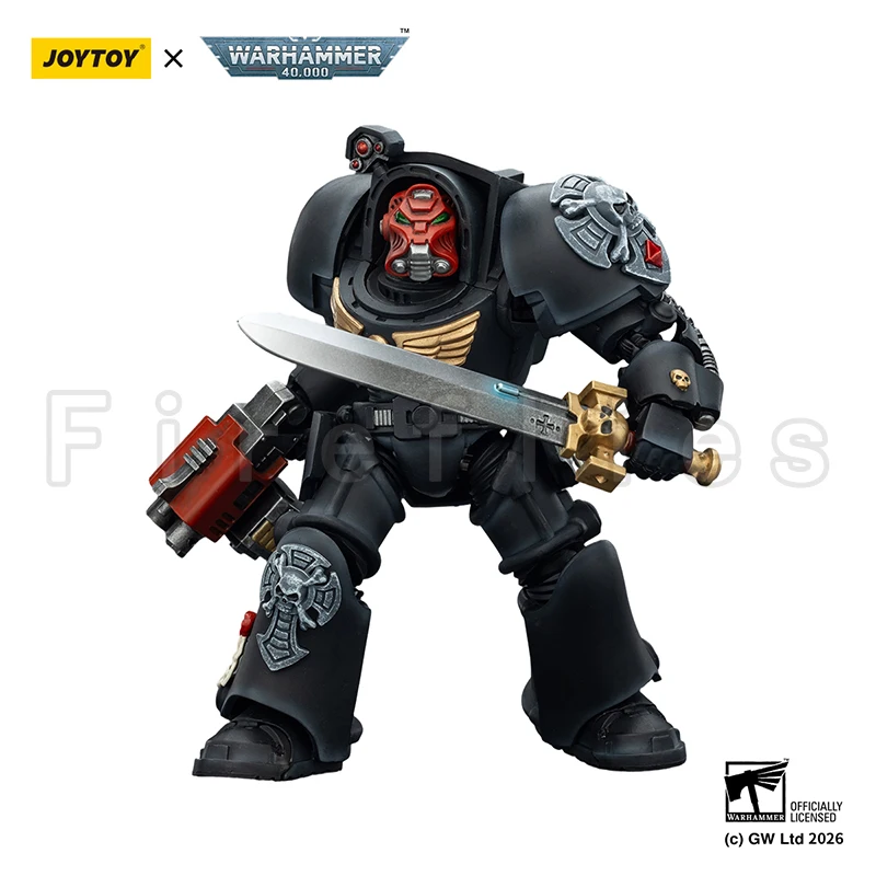 1/18 JOYTOY 40K Black Templars Dark Angels Imperial Fists White Scars Salamanders Action Figure — view 19