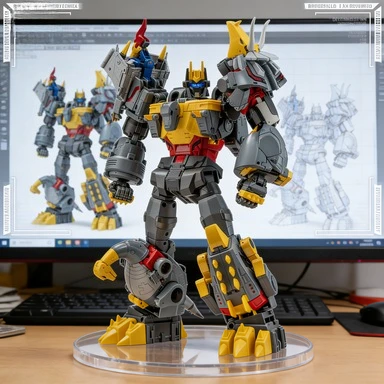 Newage NA H72 Typhon Beast Dinoking G1 Transformation Action Figure