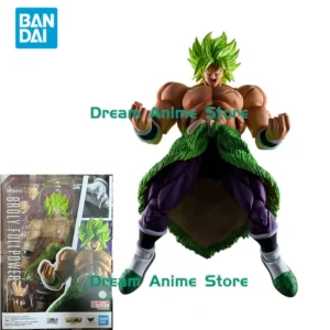 Bandai Original Dragon Ball Anime Figure SHF BROLY Full Power Second Edition Action Figure Toys for Kids Gift Collectible Model