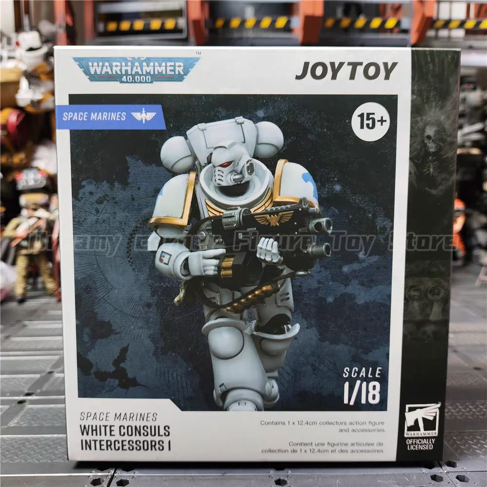 JOYTOY Warhammer 40K SPACE MARINES WHITE CONSULS INTERCESSORS 1 1/18 Model Action Figure