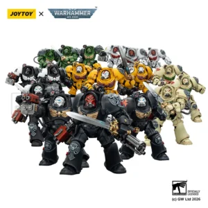 1/18 JOYTOY 40K Black Templars Dark Angels Imperial Fists White Scars Salamanders Action Figure