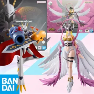 BANDAI Box S.H.Figuarts Digimon ANGEWOMON OMEGAMON BEST SELECTION Model Action Figure