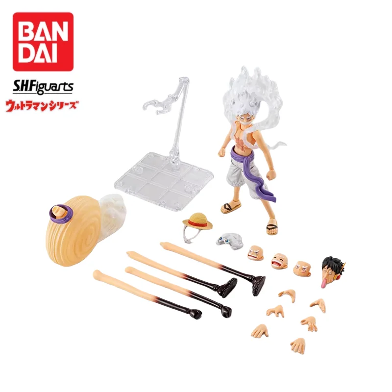 Bandai S.h.f Monkey D Luffy Gear5 Future Island Eggheao Anime Finished Model Action Figure — view 5