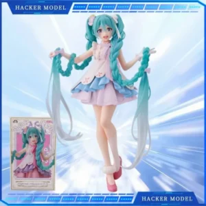 TAITO Hatsune Miku Anime Peripheral Fairy Tale Wonderland Rapunzel Style Car Bedroom Desktop Model Ornament Birthday Gift
