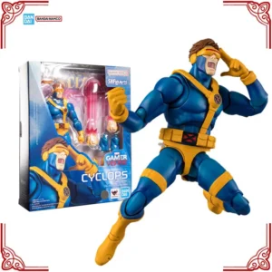 In Stock Genuine Bandai Marvel Model Kit SHF Cyclops Gamerverse Anime Action Figure Collection Finished Model Boys Toys Gifts
