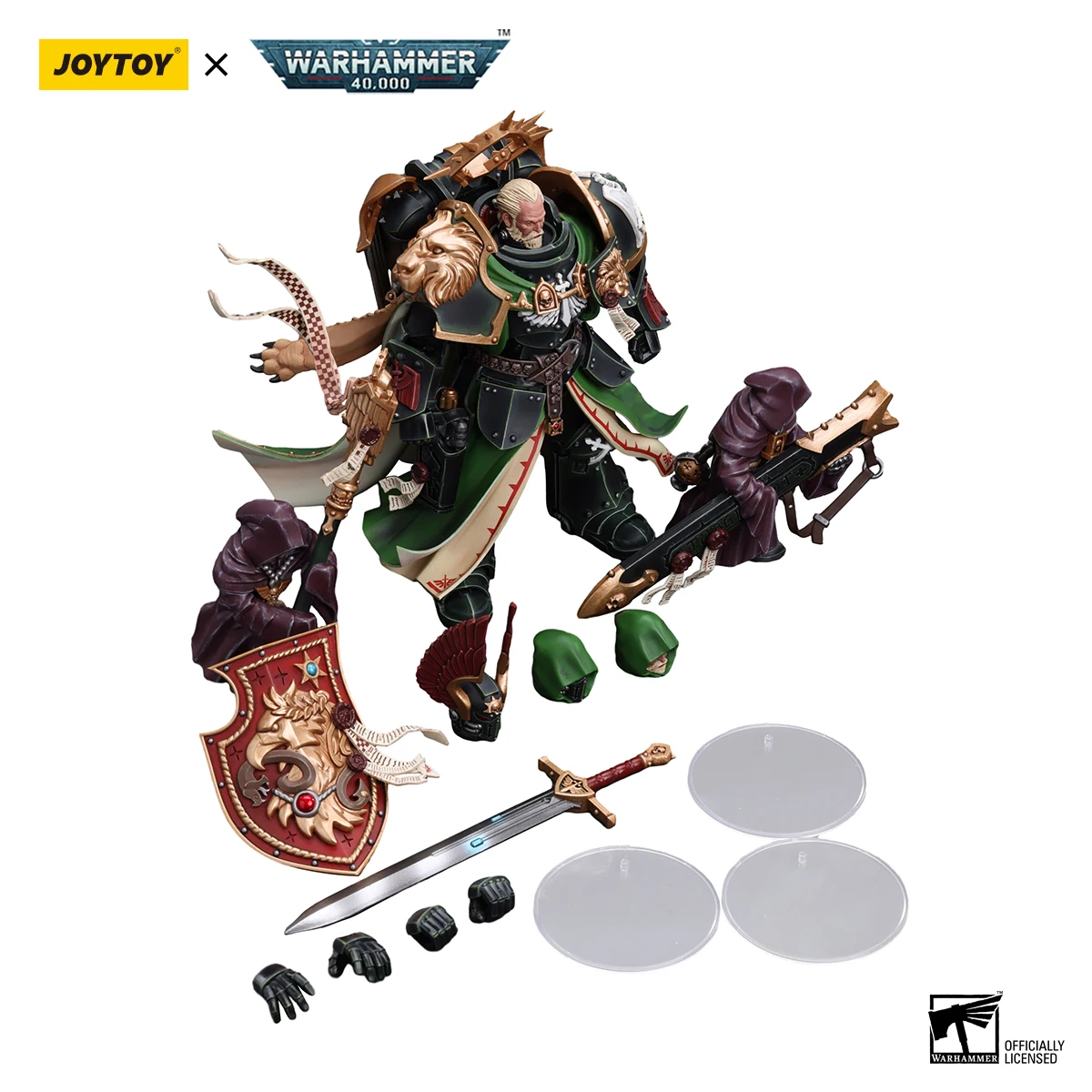 JOYTOY Warhammer 40K Dark Angels Lion El’Jonson Figure — view 6