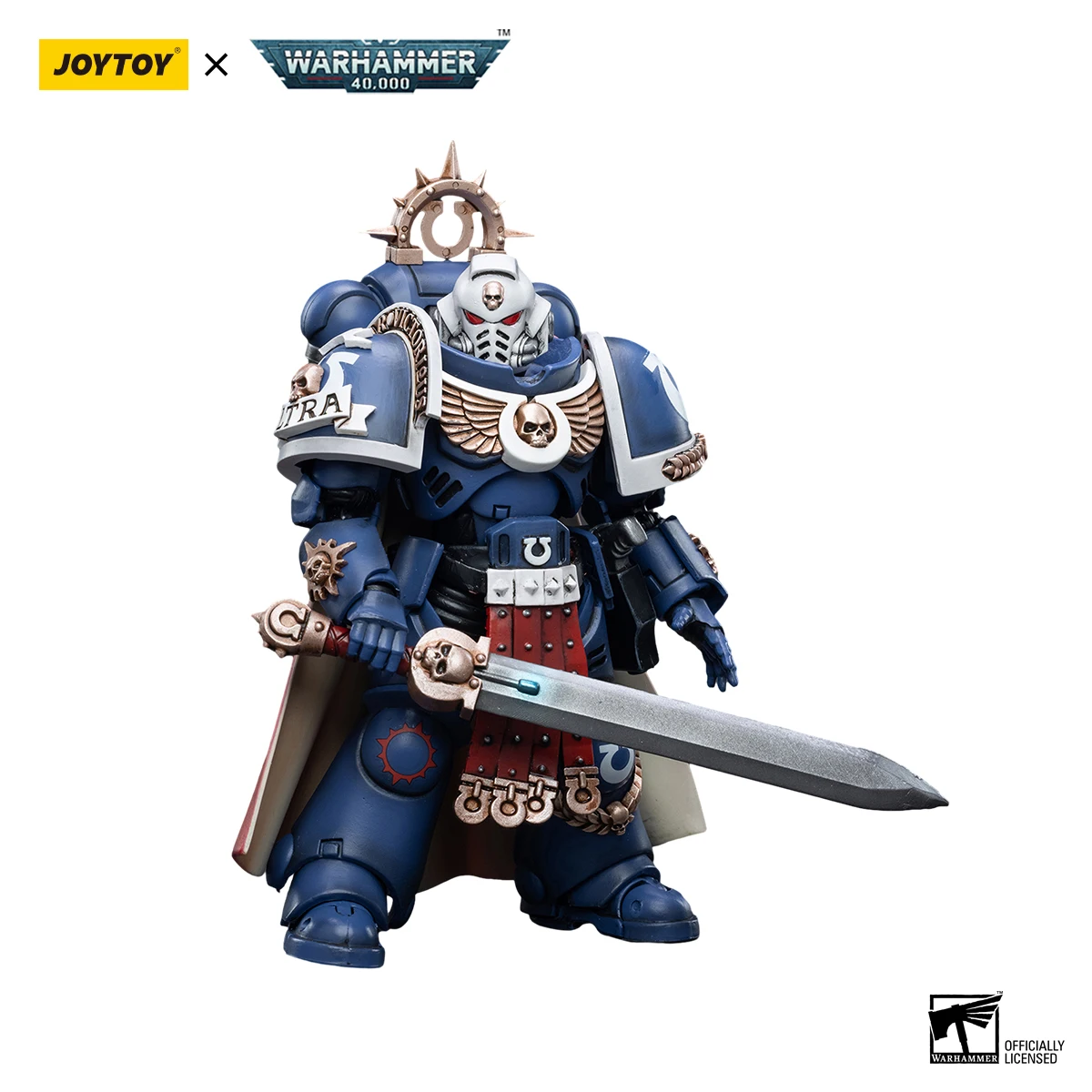 JOYTOY 1/18 Warhammer 40K Ultramarines Figures Sergeant Rychas Model Action Figure — view 5