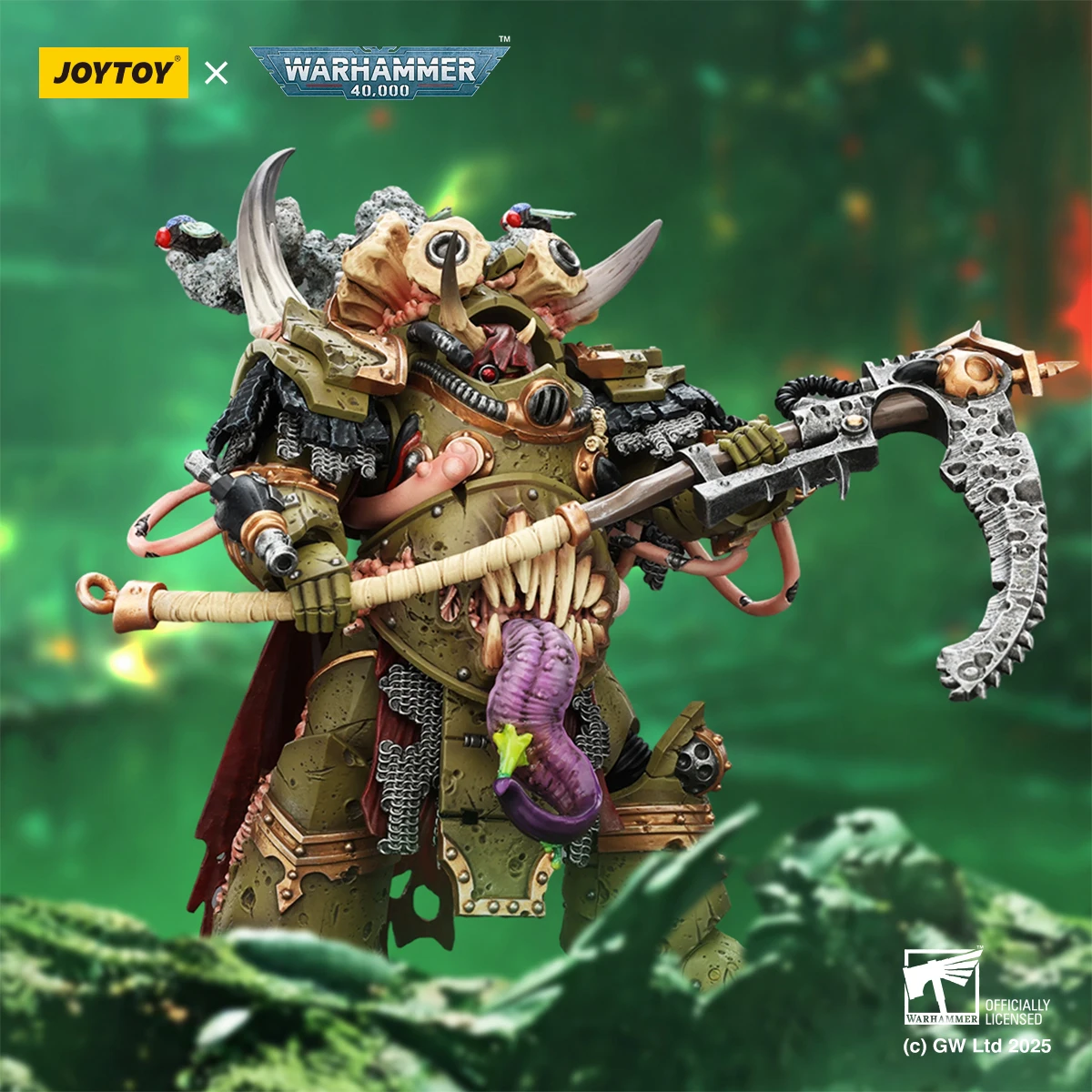 JOYTOY Warhammer 40K 1/18 Death Guard Deathshroud Terminator Champion Action Figure — view 6
