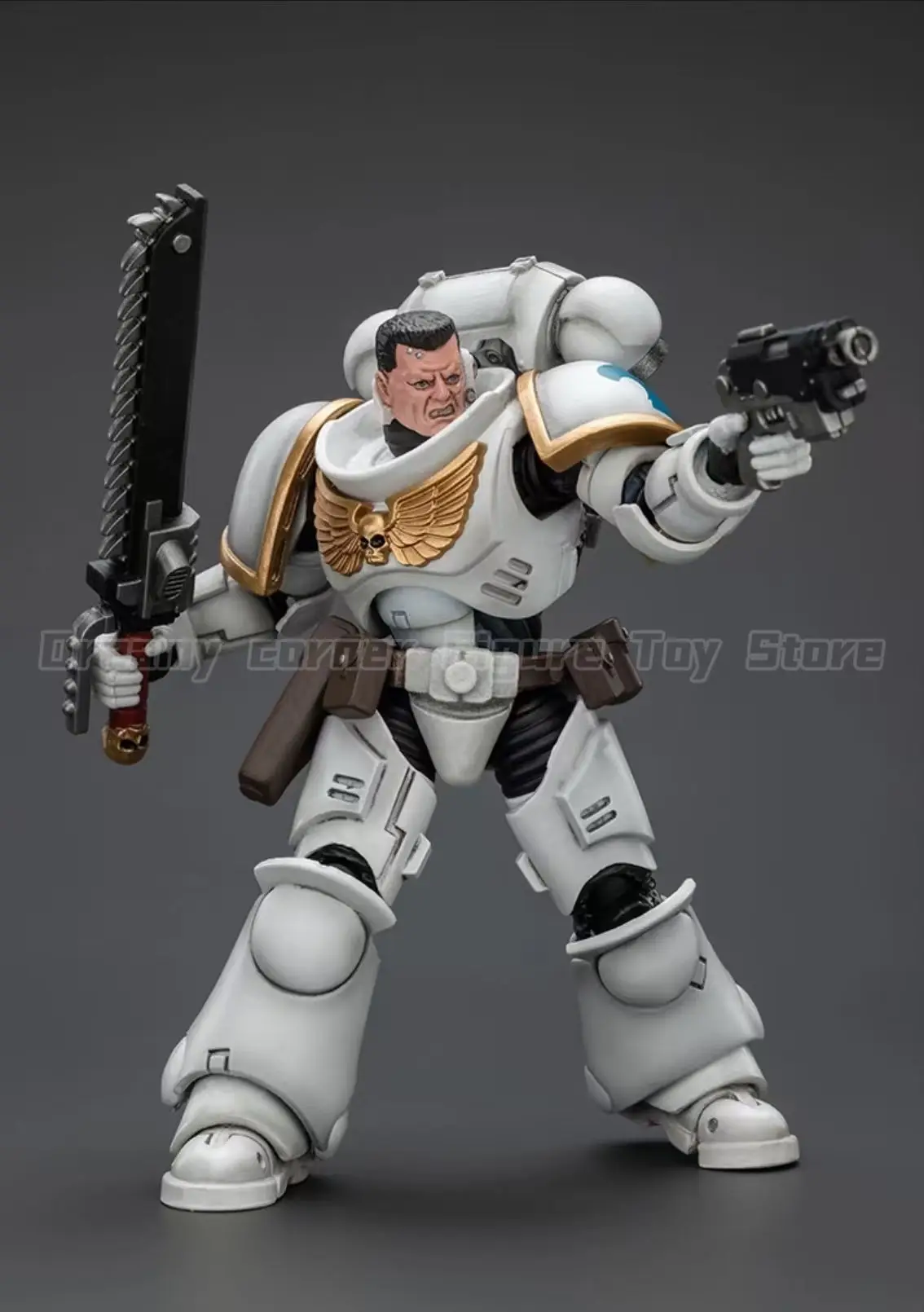 JOYTOY Warhammer 40K SPACE MARINES WHITE CONSULS INTERCESSORS 1 1/18 Model Action Figure — view 5