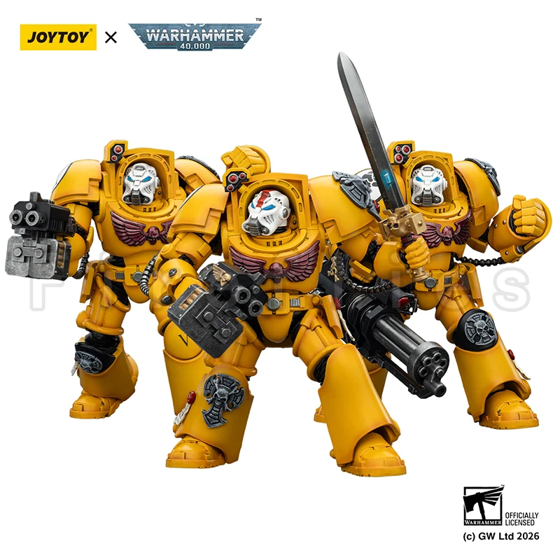 1/18 JOYTOY 40K Black Templars Dark Angels Imperial Fists White Scars Salamanders Action Figure — view 2
